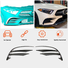 Mercedes CLS C257 2018– Voorbumper sierdelen (voor AMG-Line 2018-2020, carbon) foto 2