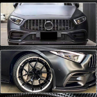 Mercedes CLS C257 2018– Voorbumper sierdelen (voor AMG-Line 2018-2020, carbon) foto 4