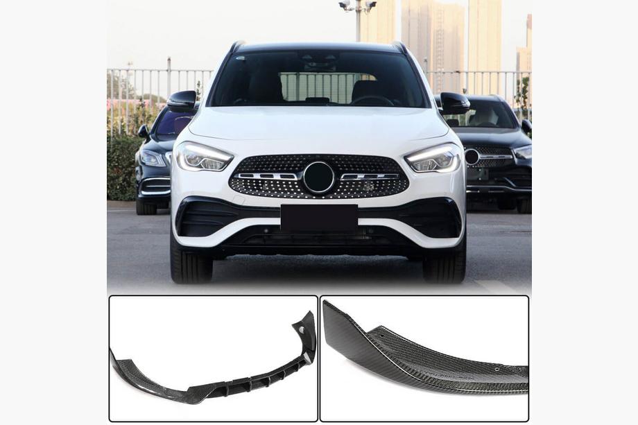 Mercedes GLA H247 2020– Front bumper lip (voor AMG/AMG-Line, carbon) Image