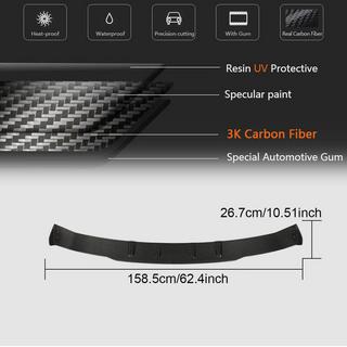 Achterbumper diffuser (voor GLC43 AMG 2020-2022, carbon) foto 4