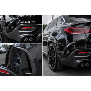 Achterbumperlijsten (voor GLE 350/GLE450/GLE63 2019-2023, carbon) foto 2