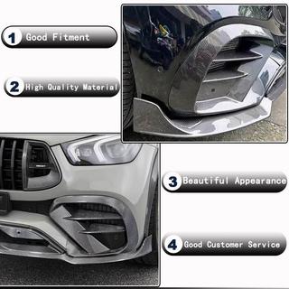 Frontbumper lip spoiler (voor GLE53/AMG-Line 2019-2023, carbon) foto 3