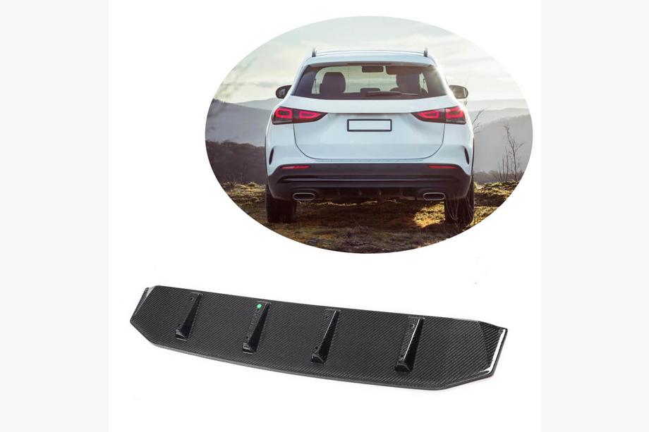 Mercedes GLA H247 2020– Achterbumperdiffuser (voor AMG-Line, carbon) Image