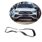 Mercedes GLA H247 2020– Voorbumper lippen V2 (voor AMG/AMG-Line, carbon) foto 1