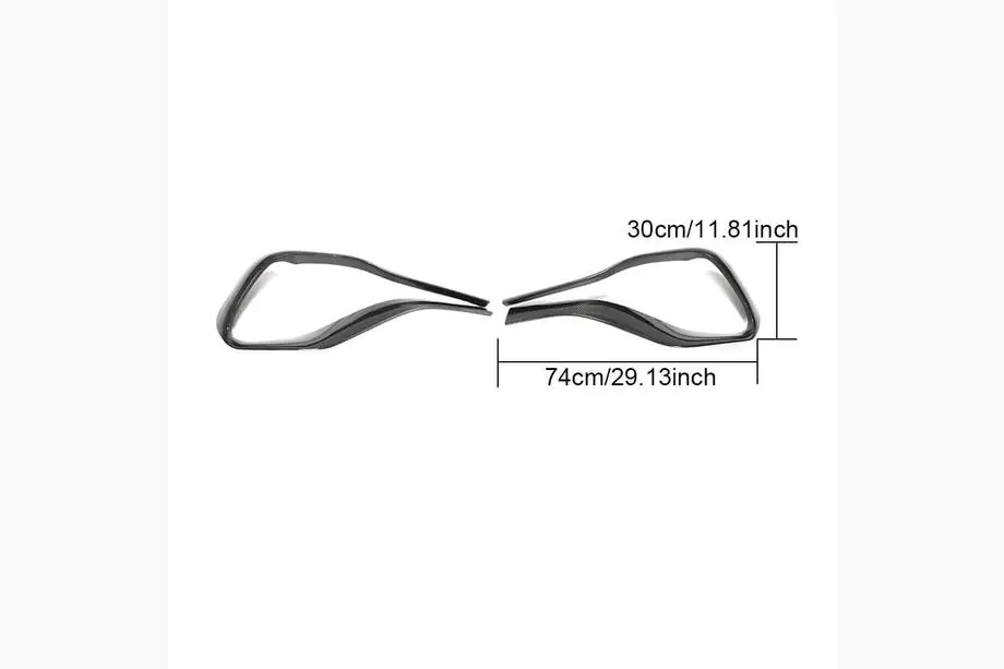 Mercedes GLA H247 2020– Voorbumper lippen V2 (voor AMG/AMG-Line, carbon) Foto 6