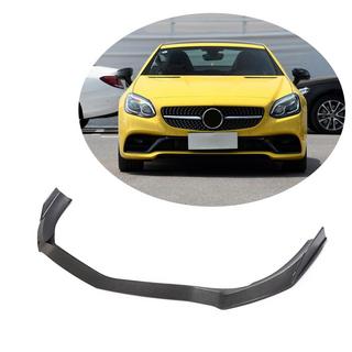 Front bumper lip Lip (voor Base 2016-2020, carbon) foto 1