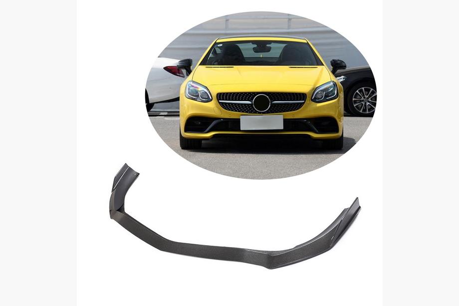Mercedes SLK R172 2011–2016 Front bumper lip Lip (voor Base 2016-2020, carbon) Image