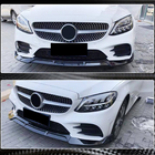 Mercedes C-klasse W206 2022– Frontbumper lip (voor AMG-Line, carbon) foto 3