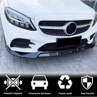 Frontbumper lip (voor AMG-Line, carbon) foto 2