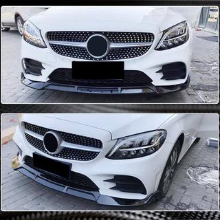 Frontbumper lip (voor AMG-Line, carbon) foto 3
