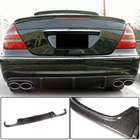 Mercedes E-class W211 2002–2009 Achterbumper diffuser (voor E55 AMG 2003-2006, carbon) foto 1