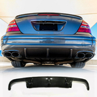 Mercedes E-class W211 2002–2009 Achterbumper diffuser (voor E55 AMG 2003-2006, carbon) foto 2