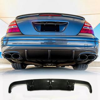 Achterbumper diffuser (voor E55 AMG 2003-2006, carbon) foto 2