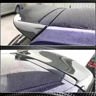 Spoiler V3 (voor GTI/R HB, carbon) foto 4