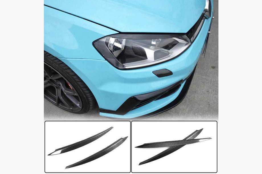 Volkswagen Golf 7/E-Golf 2012–2020 Koplampwimpers (Carbon) Image