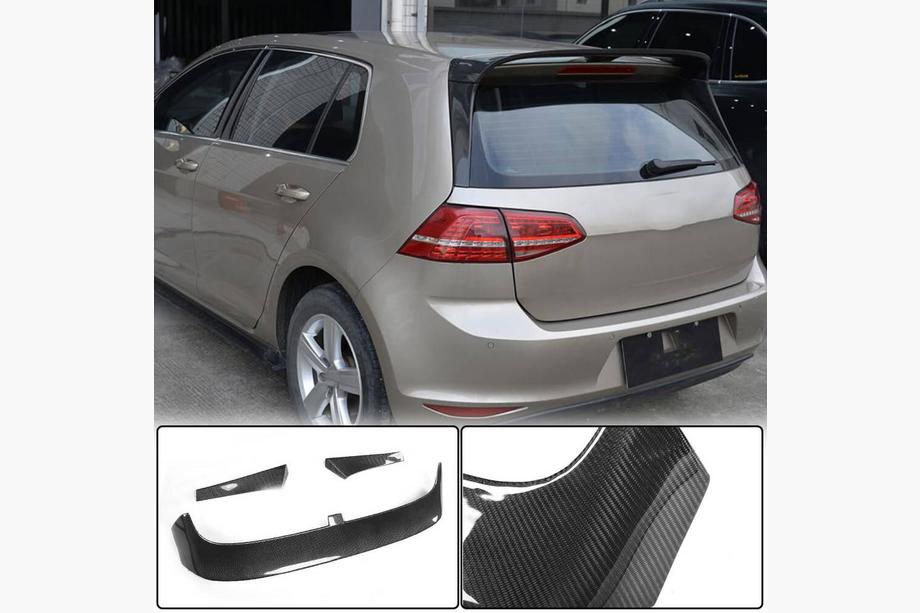 Volkswagen Golf 7/E-Golf 2012–2020 Spoiler V2 (voor Base/R-Line HB, carbon) Image