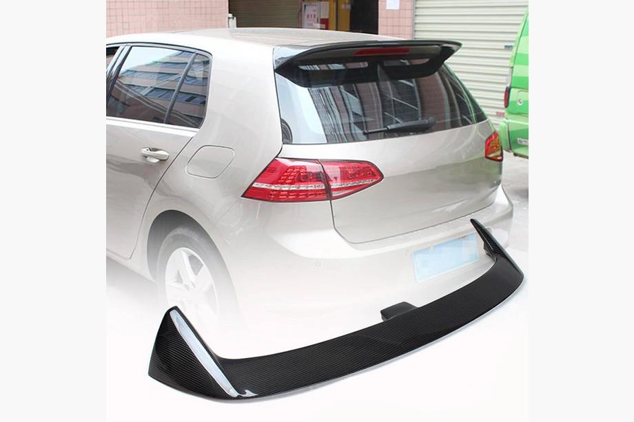 Volkswagen Golf 7/E-Golf 2012–2020 V6-spoiler (voor Base/R-Line HB, carbon) Image