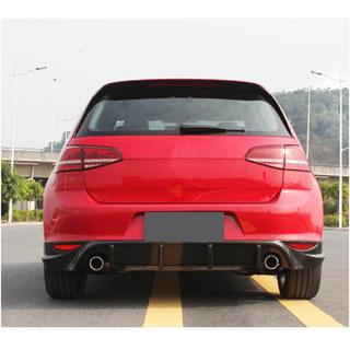 Achterbumper diffuser V1 (voor Base/GTI HB 2012-2017, carbon) foto 2