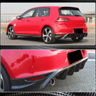 Volkswagen Golf 7/E-Golf 2012–2020 Achterbumper diffuser V2 (voor Base/GTI HB 2012-2017, carbon) foto 3