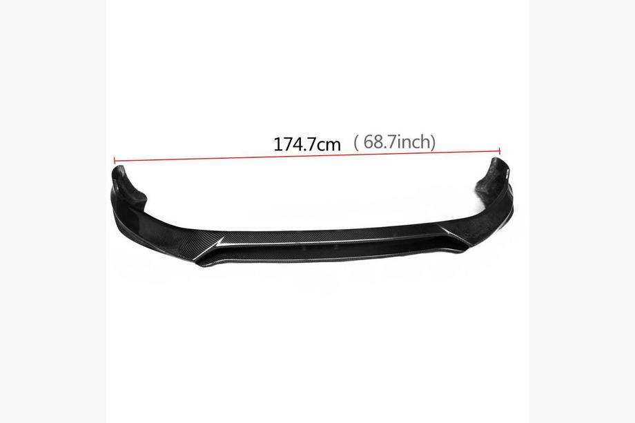 Volkswagen Golf 7/E-Golf 2012–2020 Voorbumper lip Lip V1 (voor GTI HB 2012-2017, carbon) Foto 5