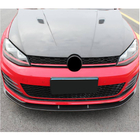 Volkswagen Golf 7/E-Golf 2012–2020 Voorbumper lip Lip V2 (voor GTI HB 2012-2017, carbon) foto 3