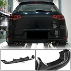 Volkswagen Golf 7/E-Golf 2012–2020 Achterbumper diffuser (voor R/R-Line HB 2012-2017, carbon) foto 1