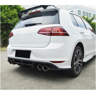 Achterbumper diffuser (voor R-Line HB 2012-2017, carbon) foto 2