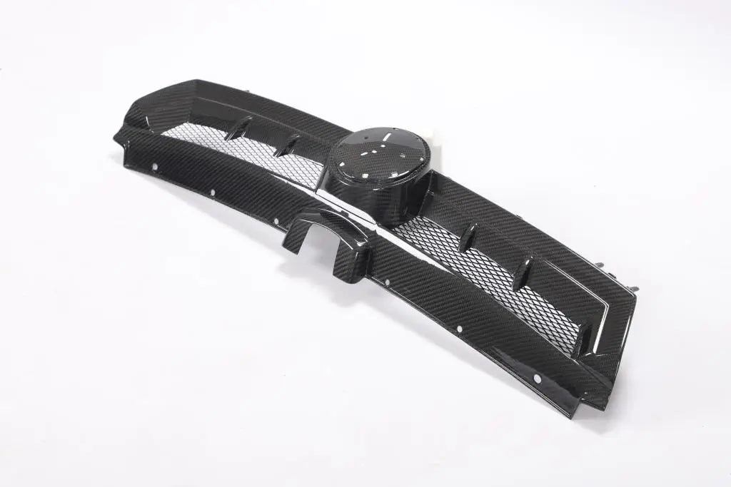 Volkswagen Golf 7/E-Golf 2012–2020 Radiateurgrille (voor HB 2012-2017, Dry Carbon) foto 8