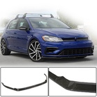 Volkswagen Golf 7/E-Golf 2012–2020 Voorbumper lip Lip V1 (voor R/R-Line 2017-2020, carbon) foto 1