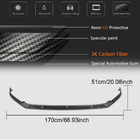 Volkswagen Golf 7/E-Golf 2012–2020 Voorbumper lip Lip V1 (voor R/R-Line 2017-2020, carbon) foto 5