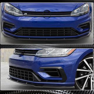 Voorbumper lip Lip V1 (voor R/R-Line 2017-2020, carbon) foto 3