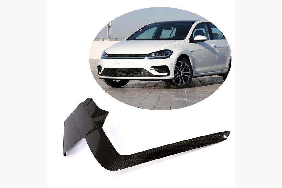 Volkswagen Golf 7/E-Golf 2012–2020 Voorbumper splitters (R/R-line HB 2017-2020, Carbon) Image