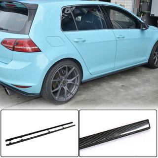 Zijskirts (voor R/R-line 2017-2020, carbon) Volkswagen Golf 7/E-Golf 2012–2020 foto 1
