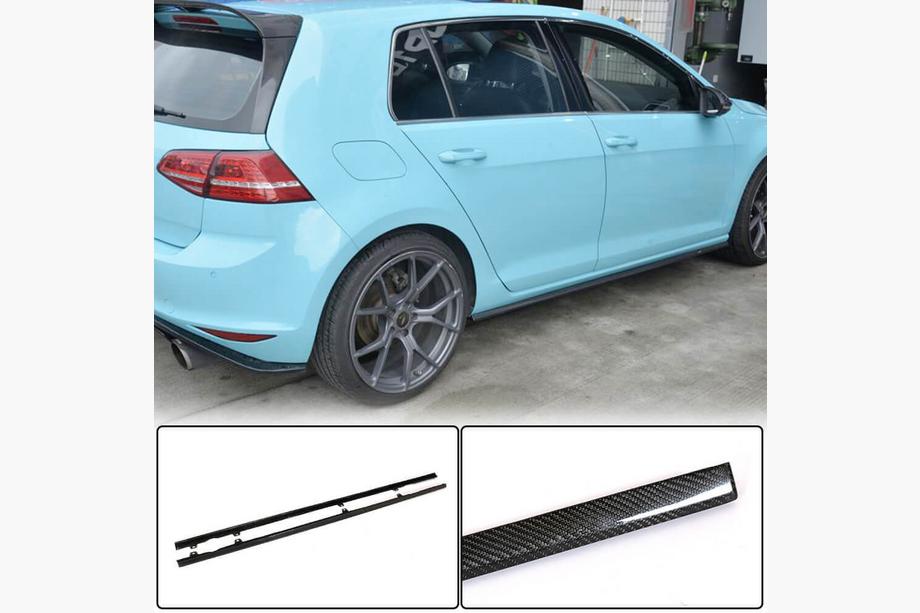 Volkswagen Golf 7/E-Golf 2012–2020 Zijskirts (voor R/R-line 2017-2020, carbon) Image