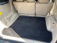 Toyota Land Cruiser Prado 120 2002–2009 Premium textielen bagageruimtemat – zwart (5 of 7 zitplaatsen) foto 1