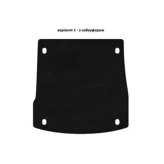 Textiele kofferbakmat Premium V-1 (met subwoofer, zwart)