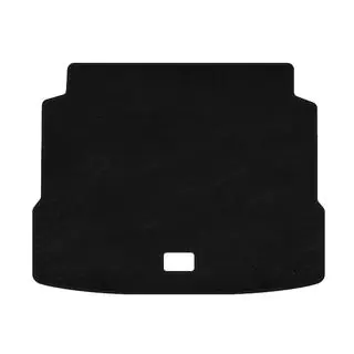 Premium textiele kofferbakmat (Zwart)