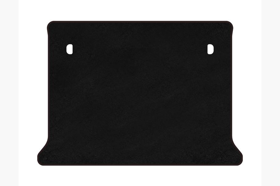 Fiat Fiorino/Qubo 2008–2024 Premium textiele kofferbakmat (Zwart) Foto 1