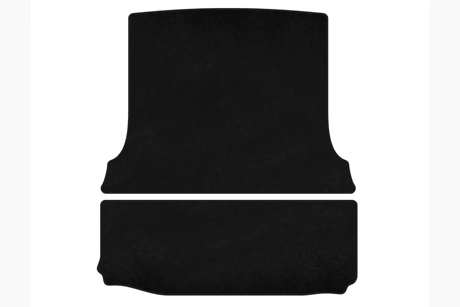 Fiat Fiorino/Qubo 2008–2024 Premium textiele kofferbakmat (laadruimte, zwart) Image
