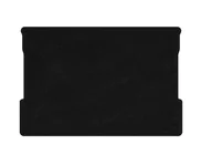 Ford Courier 2014–2023 Premium textiele kofferbakmat (Zwart) foto 1