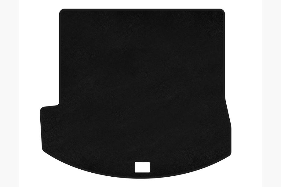 Hyundai Santa Fe 4 2018–2023 Premium textiel kofferbakmat (voor Grand, Zwart) Image