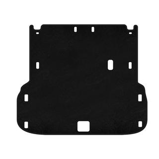 Premium textiele kofferbakmat tot de 2e zitrij, zwart