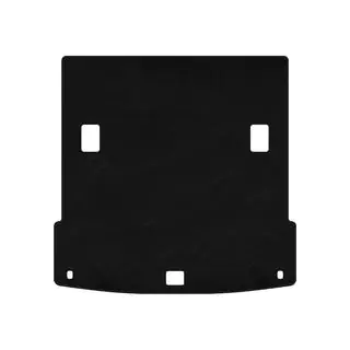 Premium textiele kofferbakmat (Zwart)