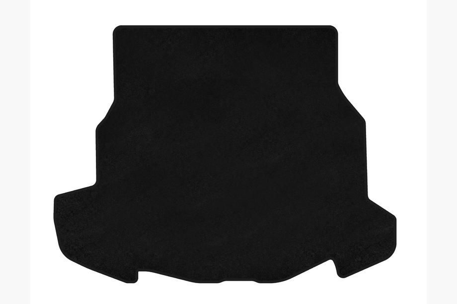 Mercedes CLK W209 2002–2010 Premium textiele kofferbakmat (Coupé, Zwart) Foto 1