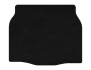 Nissan Tiida 2011–2014 Premium textiele kofferbakmat (HB, zwart) foto 1