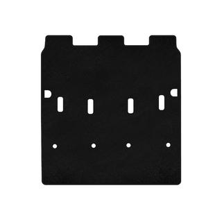 Premium stoffen kofferbakmat (7-zits/lange wielbasis, zwart)