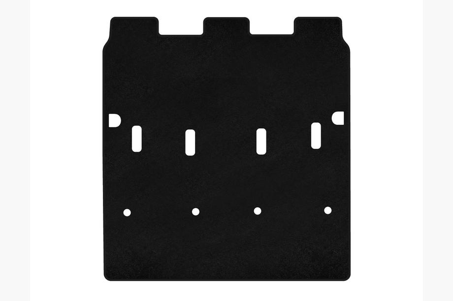 Peugeot Partner/Rifter 2019– Premium stoffen kofferbakmat (7-zits/lange wielbasis, zwart) Image