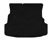 Renault Symbol 2008–2013 Premium stoffen kofferbakmat (SD, Zwart) foto 1