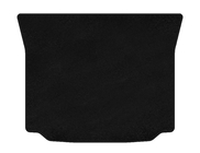 Skoda Roomster 2006–2015 Premium textiele kofferbakmat (Zwart) foto 1