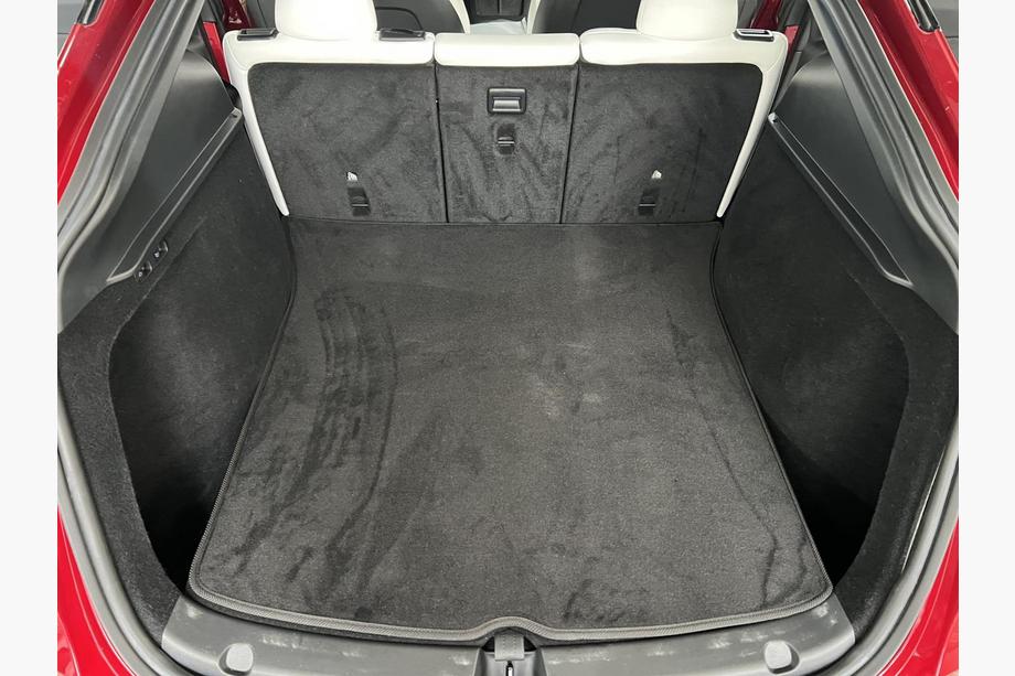 Tesla Model Y 2020– Premium textiele kofferbakmat (2020-2024, Zwart) Image